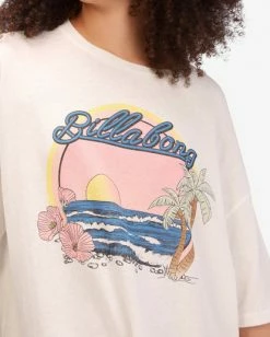 BILLABONG Chase The Sky T-Shirt SALT CRYSTAL 7 BILLABONG Chase The Sky T-Shirt SALT CRYSTAL -Women Clothing Shop abjzt00520 billabongw scs dtl1