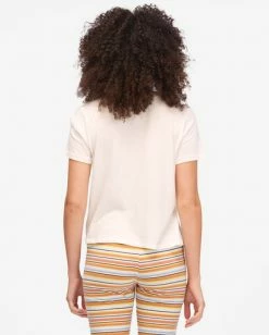 BILLABONG Solstice In Summer T-Shirt SALT CRYSTAL 6 BILLABONG Solstice In Summer T-Shirt SALT CRYSTAL -Women Clothing Shop abjzt00602 billabongw scs bck1
