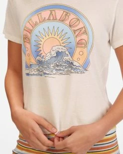 BILLABONG Solstice In Summer T-Shirt SALT CRYSTAL 7 BILLABONG Solstice In Summer T-Shirt SALT CRYSTAL -Women Clothing Shop abjzt00602 billabongw scs dtl1