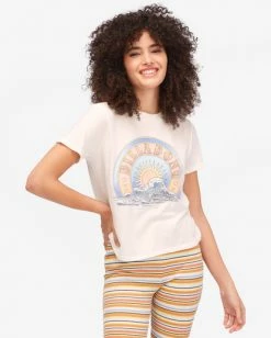 BILLABONG Solstice In Summer T-Shirt SALT CRYSTAL