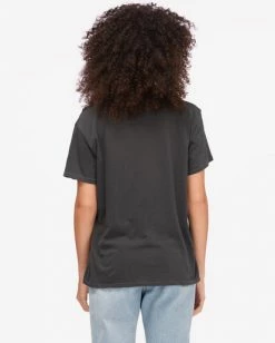BILLABONG Sun Club Boyfriend T-Shirt OFF BLACK 6 BILLABONG Sun Club Boyfriend T-Shirt OFF BLACK -Women Clothing Shop abjzt00605 billabongw ofb bck1