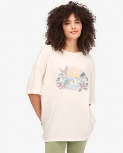 BILLABONG Pure Joy Boyfriend T-Shirt SALT CRYSTAL