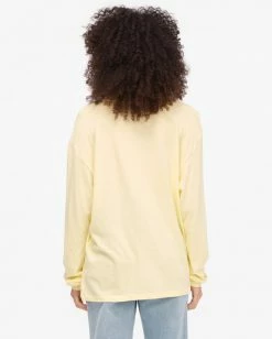 BILLABONG Beach Dream Long Sleeve T-Shirt SUNLIGHT 6 BILLABONG Beach Dream Long Sleeve T-Shirt SUNLIGHT -Women Clothing Shop abjzt00614 billabongw sut bck1