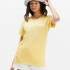 BILLABONG Pipeline Overdyed Boyfriend T-Shirt STAY GOLDEN