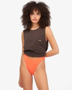 BILLABONG La Pina Muscle Tank Top OFF BLACK