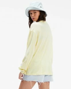 BILLABONG Groovy Surf Break Long Sleeve T-Shirt SUNLIGHT -Women Clothing Shop abjzt00738 billabongw sut bck1