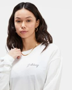 BILLABONG Surfari Long Sleeve T-Shirt SALT CRYSTAL -Women Clothing Shop abjzt00740 billabongw scs dtl2