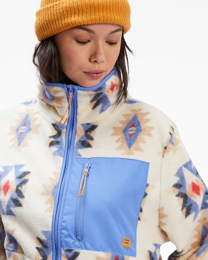 BILLABONG Graphene Cozy In Zip-Up Fleece DESERT 6 BILLABONG Graphene Cozy In Zip-Up Fleece DESERT - Image 6