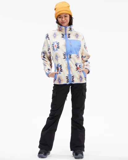 BILLABONG Graphene Cozy In Zip-Up Fleece DESERT 2 BILLABONG Graphene Cozy In Zip-Up Fleece DESERT - Image 2
