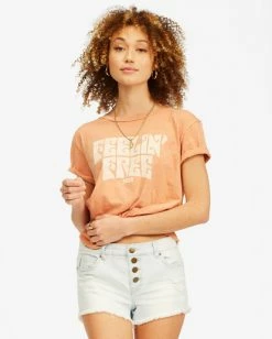 BILLABONG Buttoned Up Denim Shorts SEA BLEACH -Women Clothing Shop j204gbut billabongw ari frt1