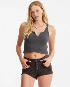 BILLABONG Buttoned Up Denim Shorts SEA BLEACH
