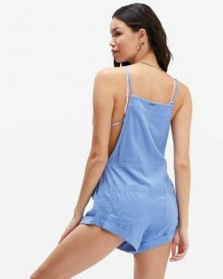 BILLABONG Wild Pursuit Overalls Romper NUTMEG -Women Clothing Shop j204tbwi billabongw ssd bck1