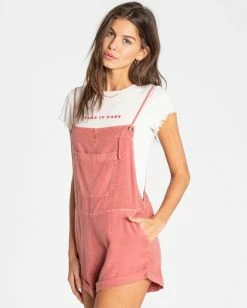 BILLABONG Wild Pursuit Overalls Romper NUTMEG -Women Clothing Shop j204tbwi billabongwg rcl frt1
