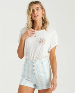 BILLABONG Leave Rad Short VISTA BLUE -Women Clothing Shop j2752ble billabongw vis frt2