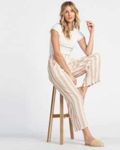 BILLABONG Cut Through Flowy Pants CANVAS