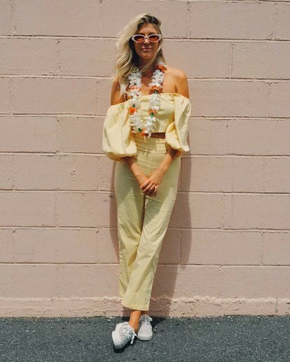 BILLABONG Salty Blonde Moonlight High-Rise Pant PINA COLADA 1 BILLABONG Salty Blonde Moonlight High-Rise Pant PINA COLADA