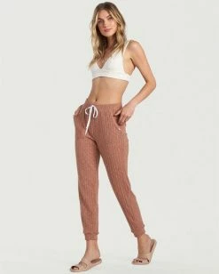 BILLABONG Cozy Coast Pant NUTMEG 6 BILLABONG Cozy Coast Pant NUTMEG -Women Clothing Shop j3453bco billabongw nut frt2