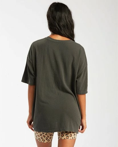 BILLABONG Love Louder T-Shirt OFF BLACK 2 BILLABONG Love Louder T-Shirt OFF BLACK - Image 2