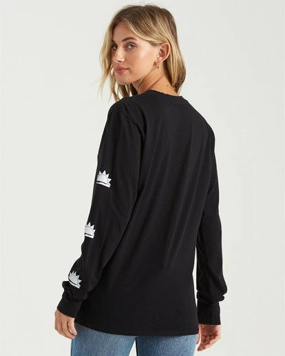 BILLABONG Crossing The Horizon T-Shirt BLACK 3 BILLABONG Crossing The Horizon T-Shirt BLACK - Image 3