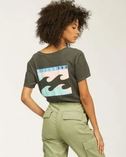 BILLABONG Sideline Seas T-Shirt OFF BLACK