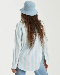 BILLABONG Sail Away Top VISTA BLUE -Women Clothing Shop j5043bsa billabongw vis bck1