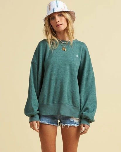 BILLABONG Salty Blonde Vacation Mode Sweatshirt JUNGLE 3 BILLABONG Salty Blonde Vacation Mode Sweatshirt JUNGLE - Image 3