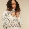 BILLABONG Time Off Half-Zip Fleece Pullover SALT CRYSTAL 1