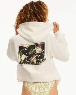 BILLABONG Flower Logo Hoodie SALT CRYSTAL