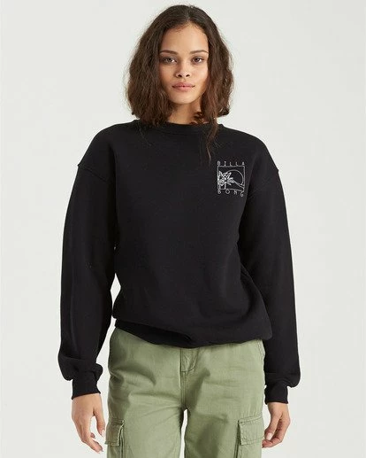 BILLABONG Local Surf Spot Sweatshirt BLACK 3 BILLABONG Local Surf Spot Sweatshirt BLACK - Image 3