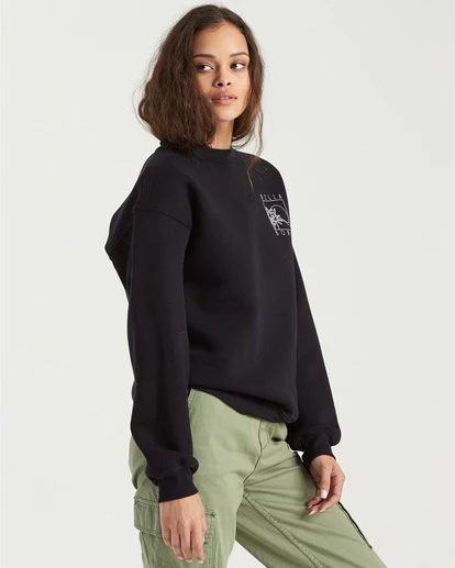 BILLABONG Local Surf Spot Sweatshirt BLACK 5 BILLABONG Local Surf Spot Sweatshirt BLACK - Image 5
