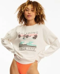 BILLABONG Sunset Palms Crew Neck Sweatshirt COOL WIP