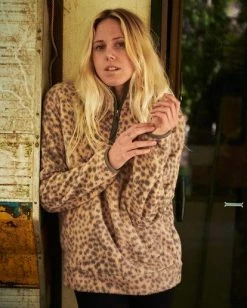 BILLABONG A/Div Boundary Mock Half-Zip Pullover VINTAGE GOLD -Women Clothing Shop j6703bbo billabongl cai frt1