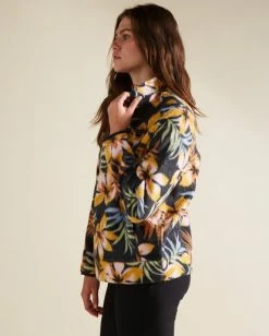 BILLABONG A/Div Boundary Mock Half-Zip Pullover VINTAGE GOLD -Women Clothing Shop j6703bbo billabongw bml sd1
