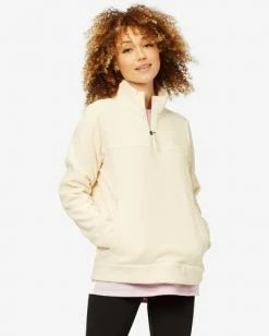 BILLABONG A/Div Boundary Mock Half-Zip Pullover VINTAGE GOLD -Women Clothing Shop j6703bbo billabongw wcp frt1