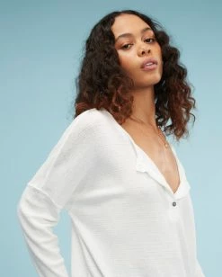 BILLABONG Any Day Thermal Long Sleeve T-Shirt BRIGHT INDIGO -Women Clothing Shop j903vban billabongm sc1 frt1