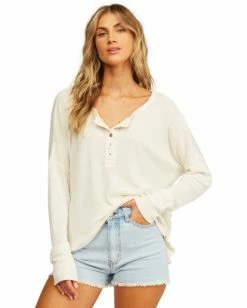 BILLABONG Any Day Thermal Long Sleeve T-Shirt BRIGHT INDIGO -Women Clothing Shop j903vban billabongw sc1 frt1