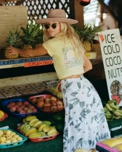 BILLABONG Salty Blonde Not A Tourist T-Shirt PINA COLADA