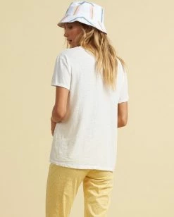 BILLABONG Salty Blonde Not A Tourist T-Shirt PINA COLADA -Women Clothing Shop j9173bno billabongw cwp bck1