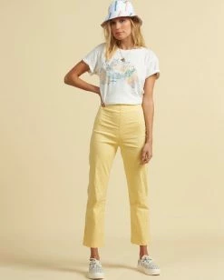 BILLABONG Salty Blonde Not A Tourist T-Shirt PINA COLADA -Women Clothing Shop j9173bno billabongw cwp frt2