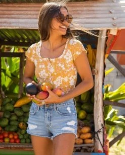 BILLABONG Sweet Sun Top BRIGHT GOLD