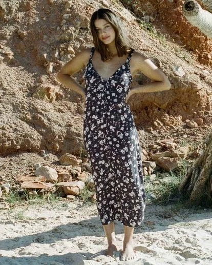 BILLABONG Sweet Edges Dress OFF BLACK 4 BILLABONG Sweet Edges Dress OFF BLACK - Image 4