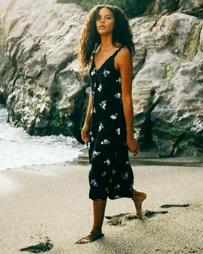 BILLABONG Sweet Edges Dress OFF BLACK 2 BILLABONG Sweet Edges Dress OFF BLACK - Image 2