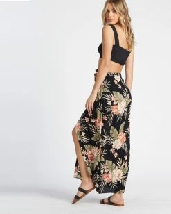 BILLABONG Honey Money Maxi Skirt BLACK -Women Clothing Shop jk011bho billabongwg blk sd1