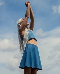 BILLABONG Tropics Skirt BLUE INDIGO