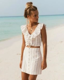 BILLABONG ARIZONA STRIPE SKIRT COOL WIP