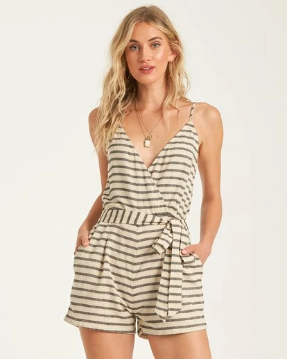 BILLABONG Linger On Romper ALMOND 3 BILLABONG Linger On Romper ALMOND - Image 3