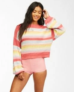 BILLABONG Seeing Stripes Sweater LEMONGRASS