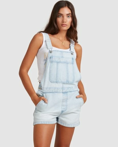 BILLABONG The Skipper Overalls LIGHT BLUE 2 BILLABONG The Skipper Overalls LIGHT BLUE - Image 2