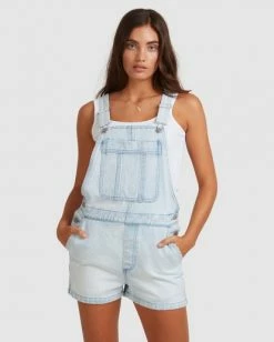 BILLABONG The Skipper Overalls LIGHT BLUE 12 BILLABONG The Skipper Overalls LIGHT BLUE -Women Clothing Shop ubjds00102 billabongw l04 frt2