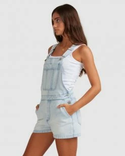 BILLABONG The Skipper Overalls LIGHT BLUE 9 BILLABONG The Skipper Overalls LIGHT BLUE -Women Clothing Shop ubjds00102 billabongw l04 sd1